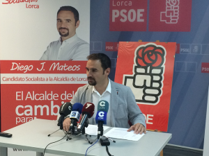 Candidato del PSOE a la Alcaldía de Lorca, Diego José Mateos